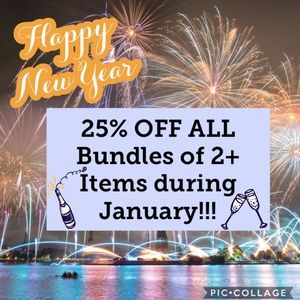 🎉25% OFF Bundles During January!!!⭐️